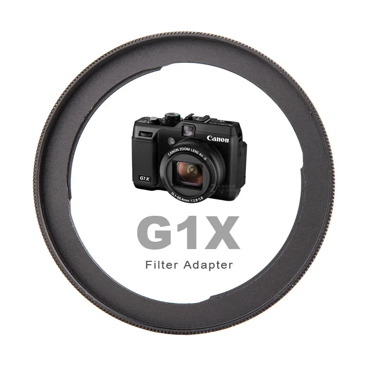 كاميرا تصفية عدسة محول المعادن FA-DC58C 58 مللي متر غطاء العدسة عدسة هود تصفية لكانون PowerShot G1X (تتعارض مع G1X II)
