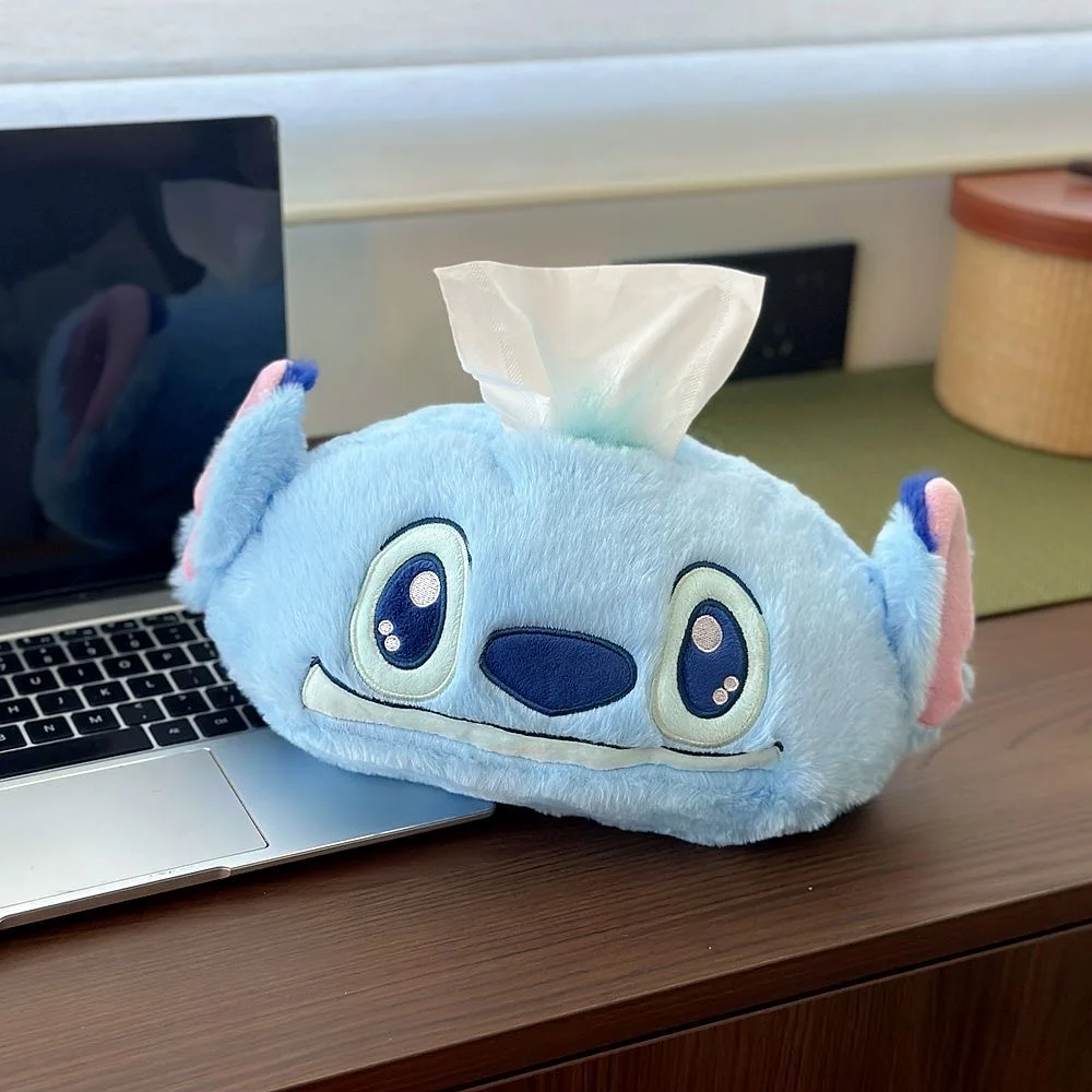 

Мультяшная плюшевая крышка на молнии 25 см, настольный ящик для бумаги, украшение для хранения автомобильной туалетной бумаги, товары для дома