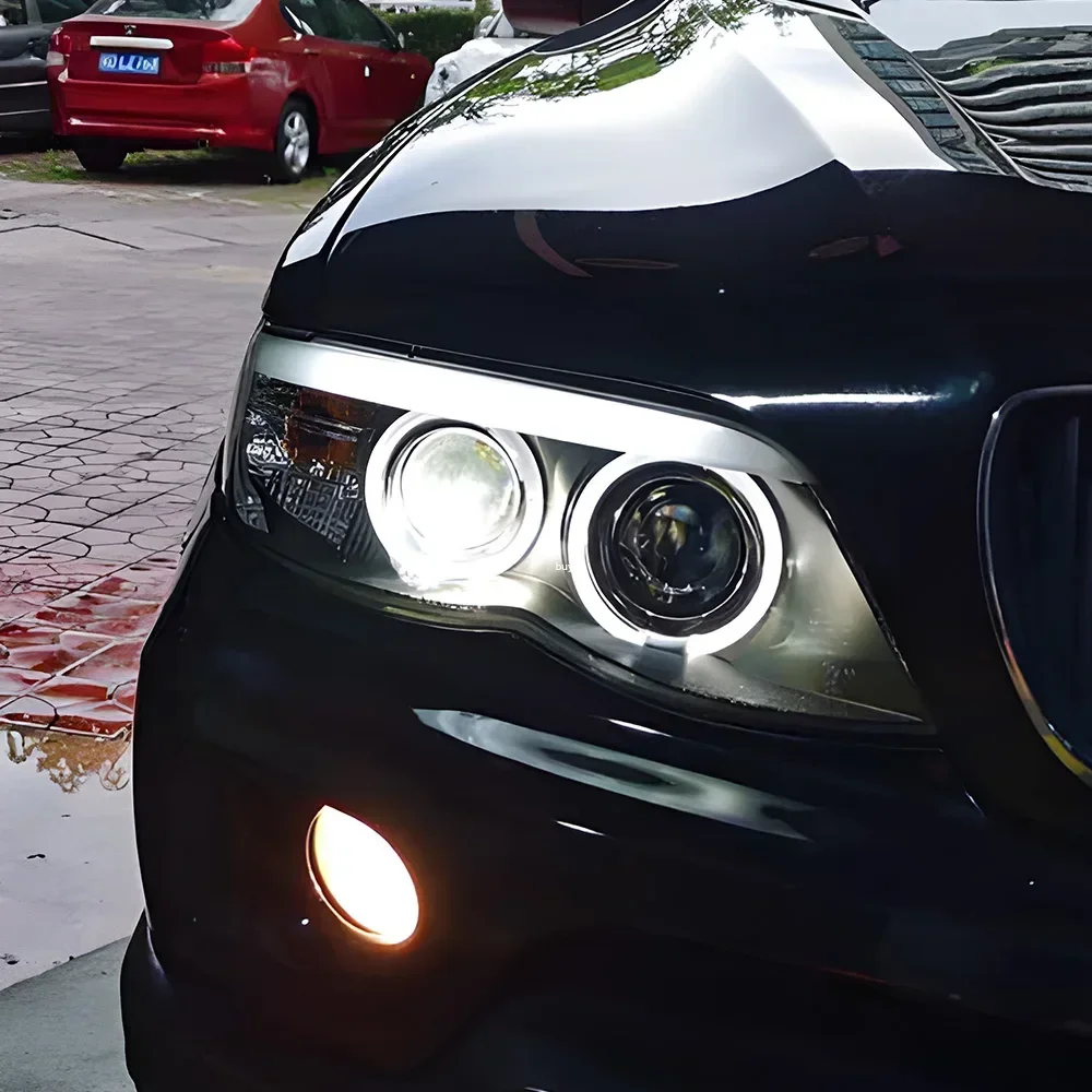 

Car Front Lamps For BMW X5 E53 2004-2006 LED Auto Headlights Assembly Upgrade High Quality Projector Lens Tool Accessories