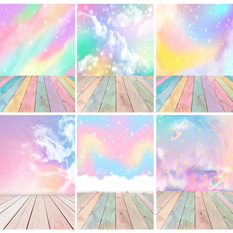 ZHISUXI 비닐 유니콘 생일 사진 배경, 신생아 아기 사진 배경, 스튜디오 사진 소품 210605-05