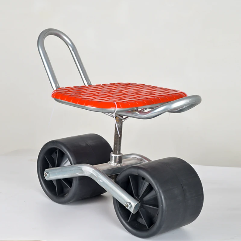 Picking Cart Lazy Stool Thickened Moving Rotating Lifting Lazy Cart Working Stool Trolley Stool Small Board Stool