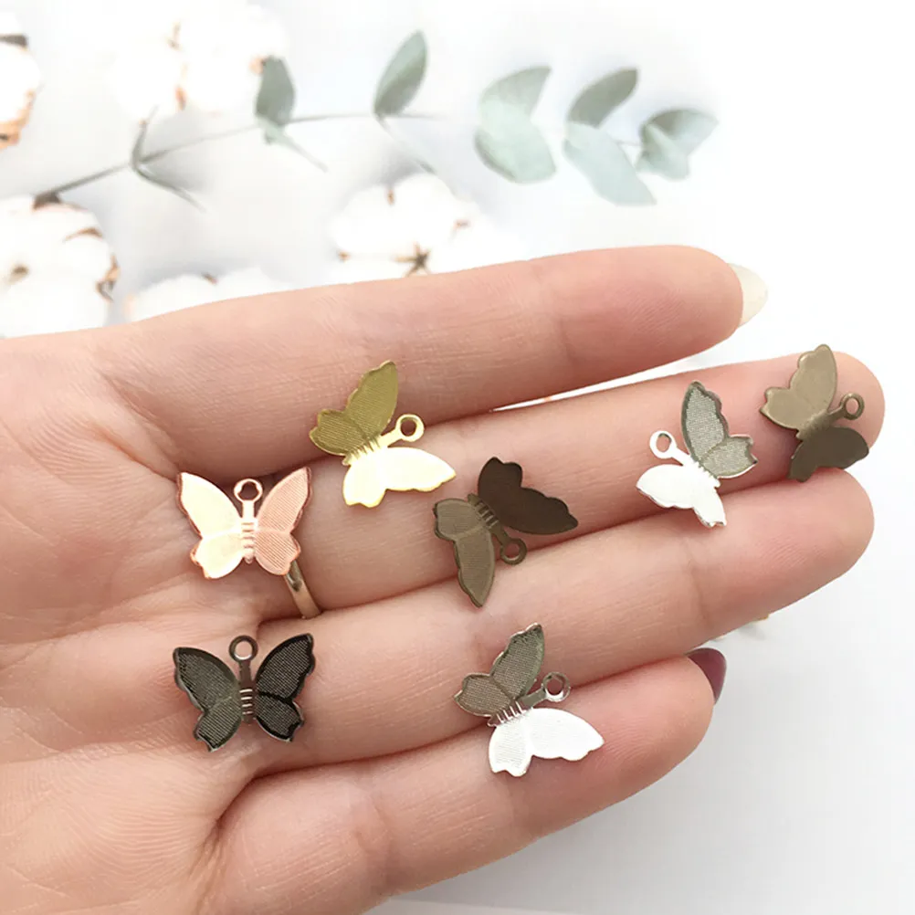 

30 шт. подвесок в форме бабочки из сплава для изготовления ювелирных изделий своими руками, аксессуары для ожерелий, браслетов, подвесок, идеи для подарков