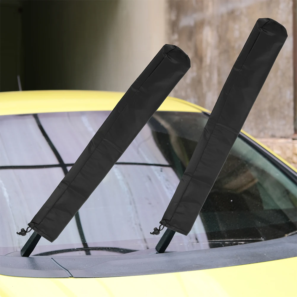 

Rainproof Covers For Car Windshield Wiper Blades Protection Bird Poop Snow Uv Resistant Universal Fit Automotive Wiper