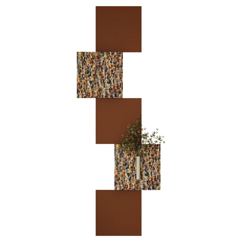 Dopamine irregular decorative painting living room sofa background wall high-end hanging painting niche art lighting mural