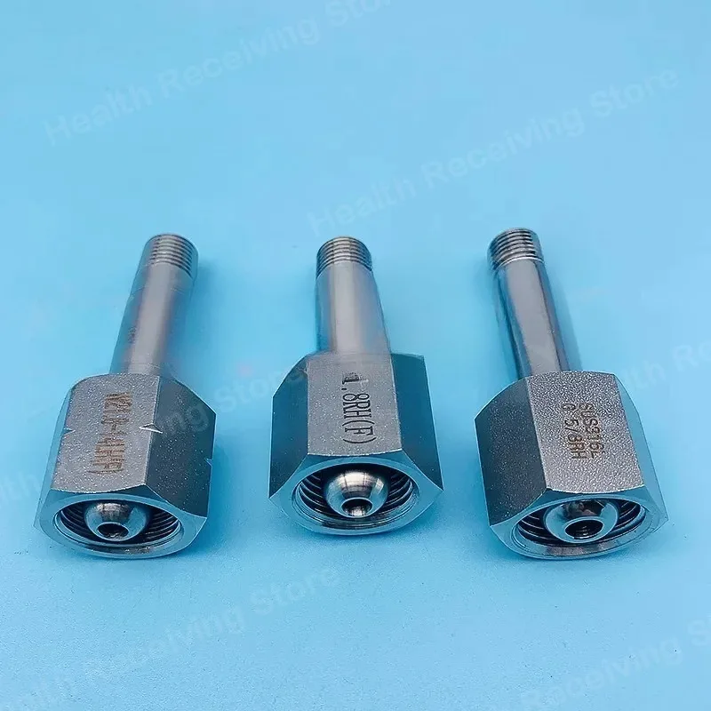 Suitable for 316L Cylinder Connector Nitrogen Air Hydrogen G5/8 To Npt1/4  Cross Over Sub W21.8-14 Thread