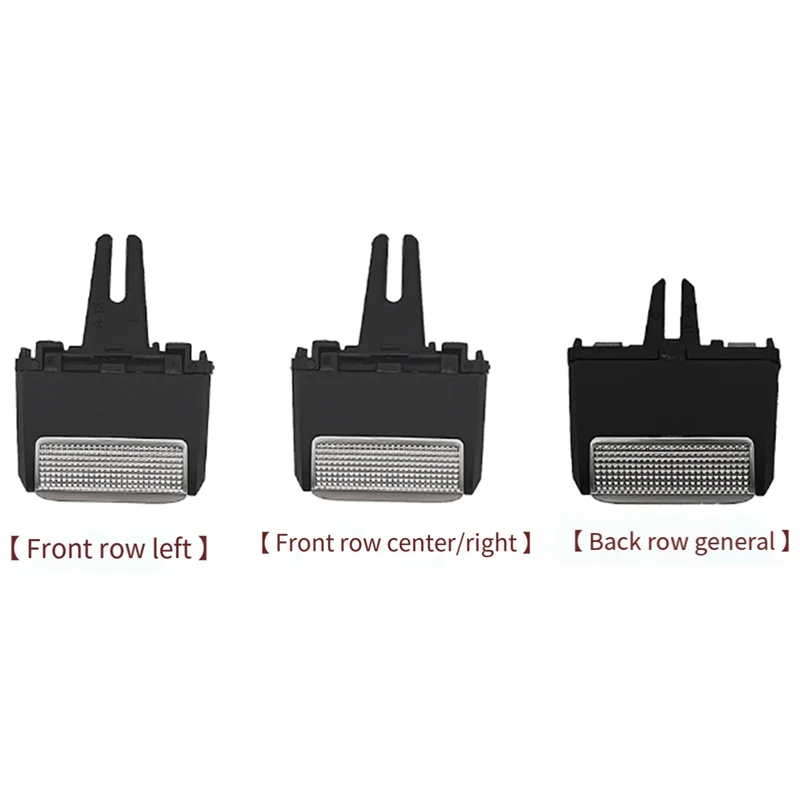 لوحة العدادات اليسار A/C تنفيس منفذ تبويب كليب طقم تصليح تنفيس الهواء تعديل مشبك لمرسيدس بنز W167 2020-2024 أجزاء