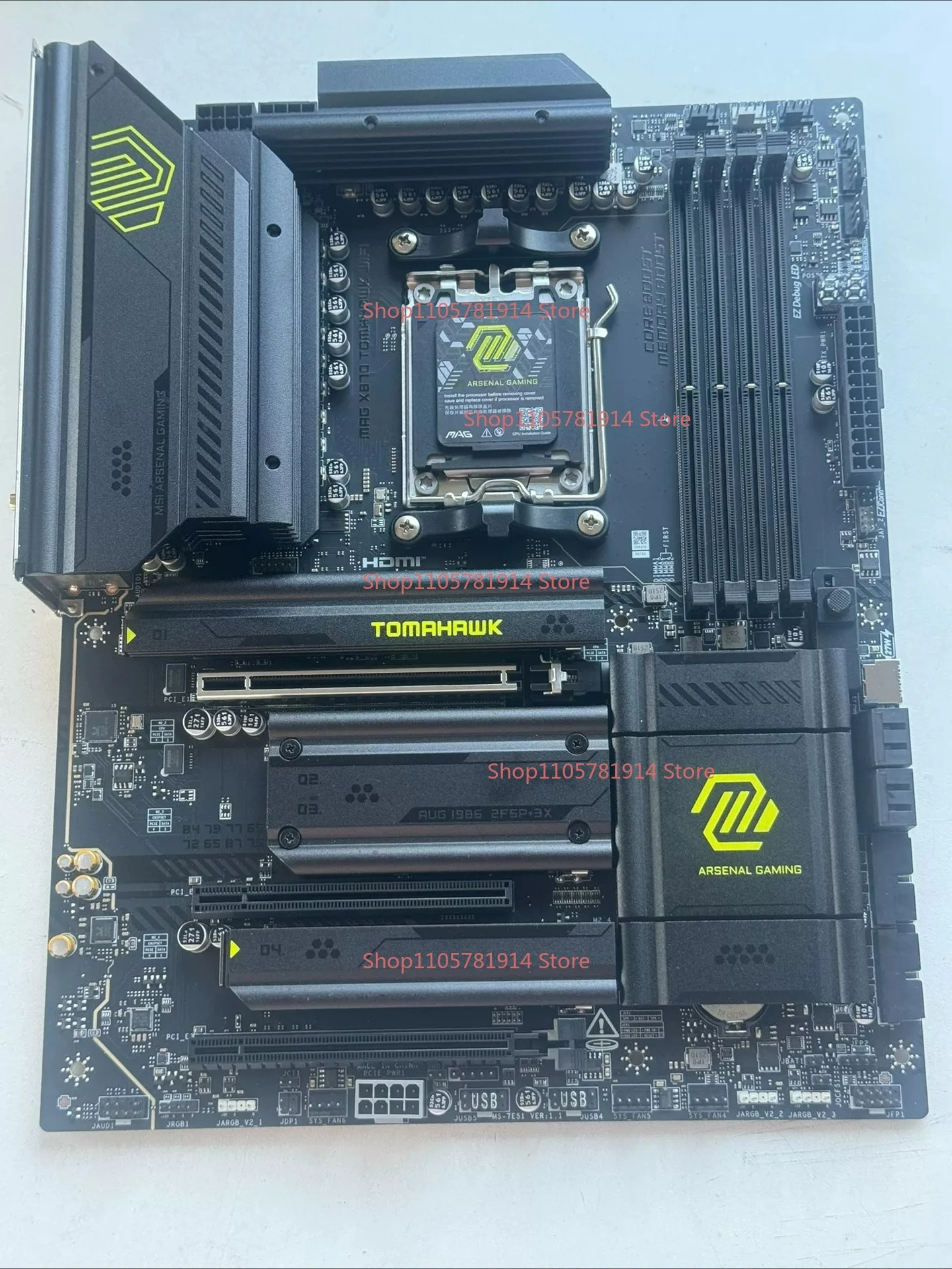 For MSI MAG X870 TOMAHAWK WIFI Tomahawk Missile Main Board Deluxe ATX Big Board