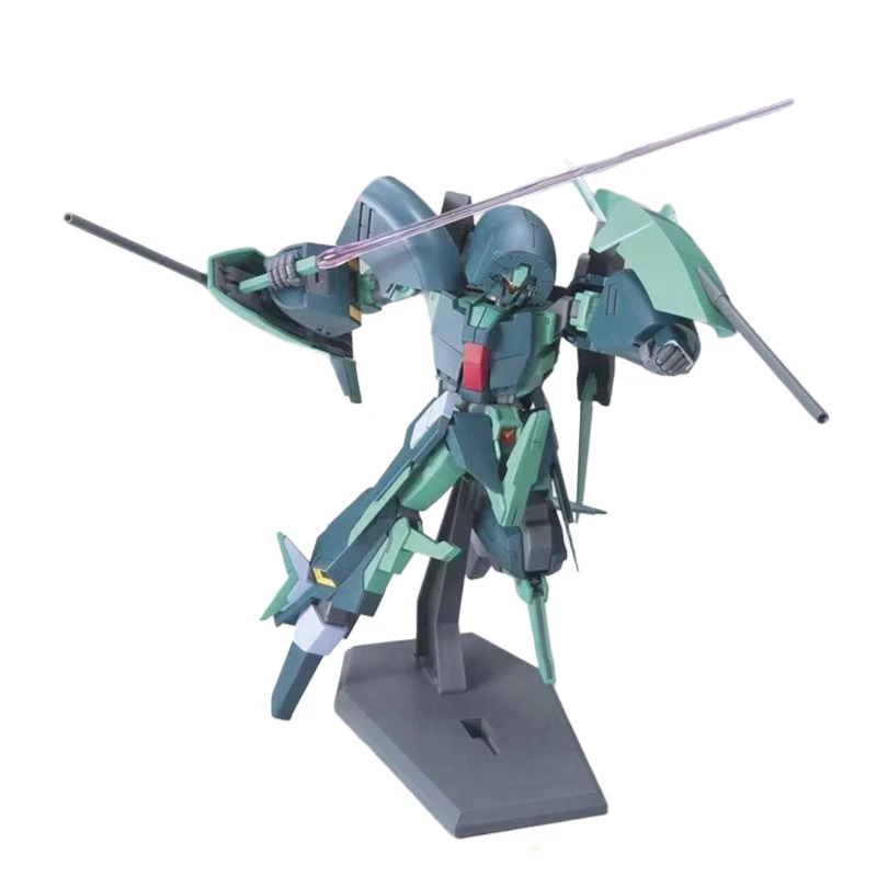 متوفر في المخزون بانداي الأصلي Gundam HGUC 141 1/144 RAS-96 Anksha تجميع نموذج جمع هدايا العيد الديكور الحلي اللعب
