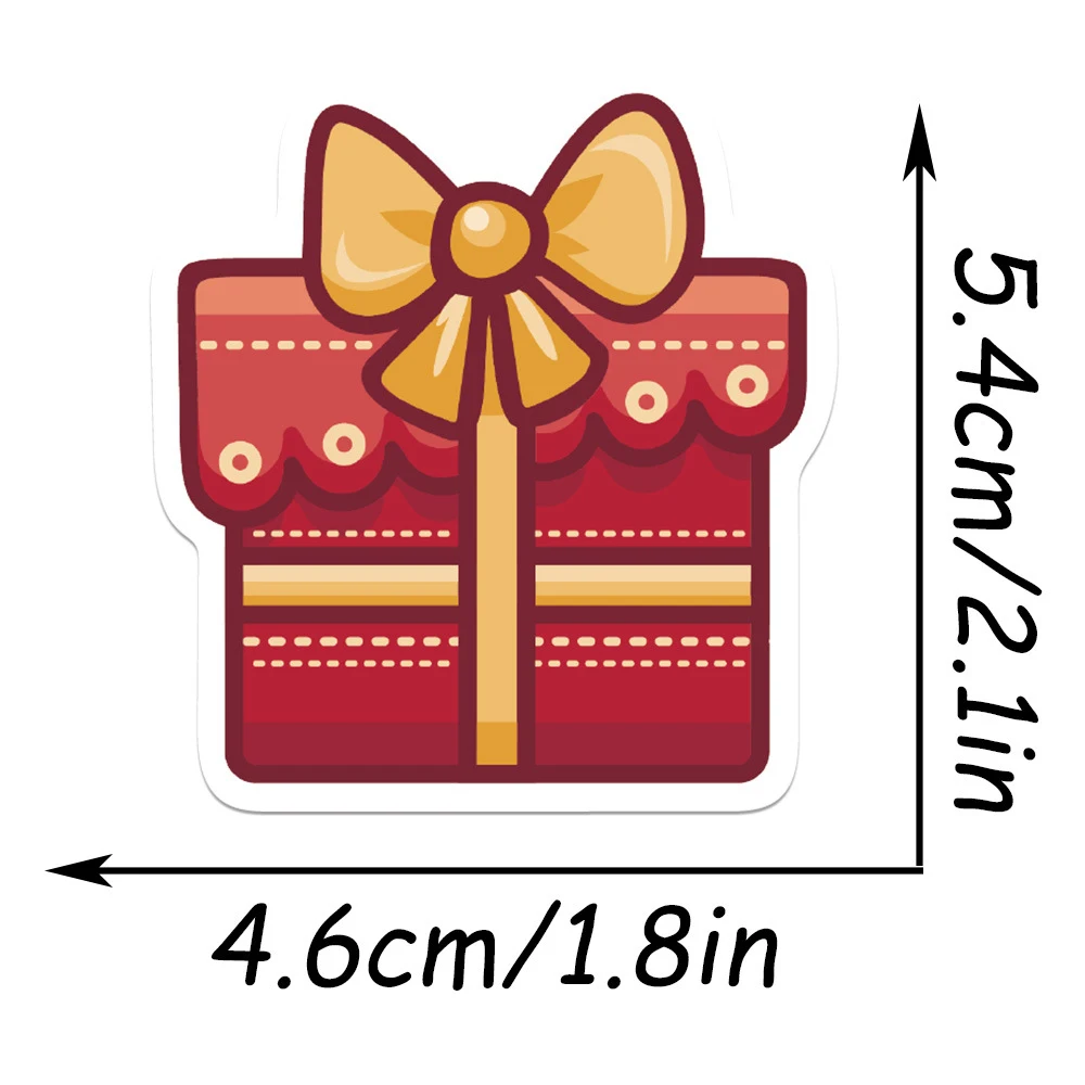 10/30/48 stks Kerst Hanger Cartoon Stickers Grappige Creatieve Graffiti Sticker Waterfles Bagage Telefoon Decals Decoratie Speelgoed