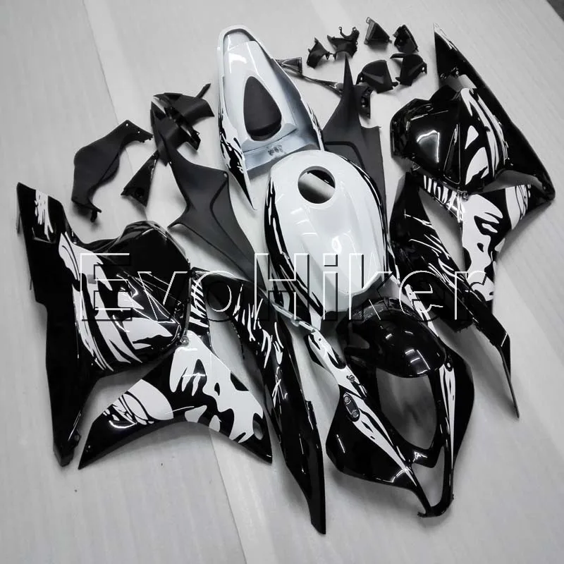 

injection Fairings kit for CBR600RR 2009 2010 2011 2012 F5 white black CBR600 RR 09 12 bodywork kit motorcycle fairings