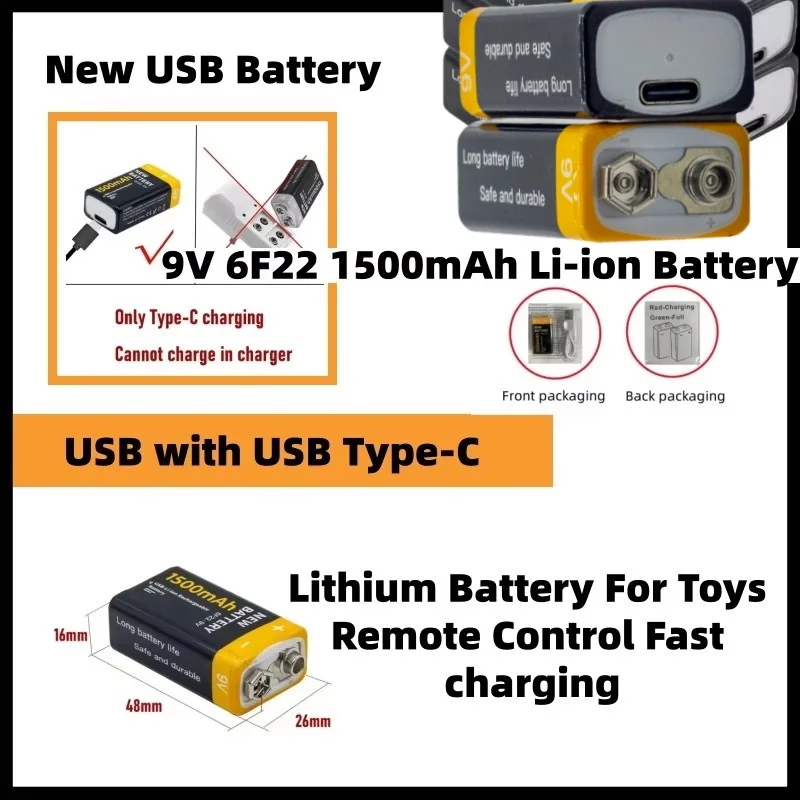 New Usb Battery 9V … - image