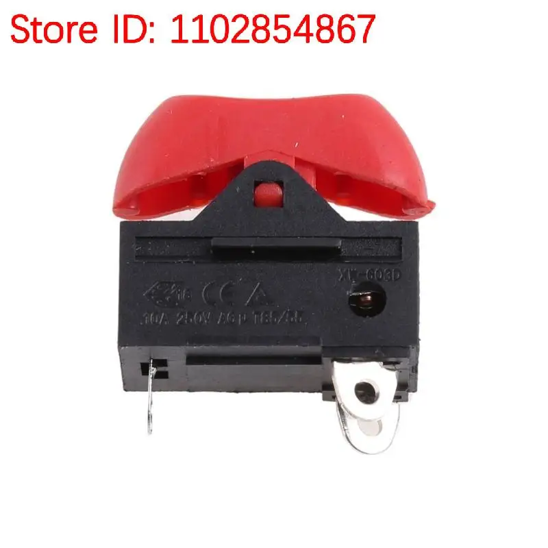 Junho 2025 Cabelo cabelo elétrico Rocker Switch Secador cabelo Partes 3 pinos Red Black Red