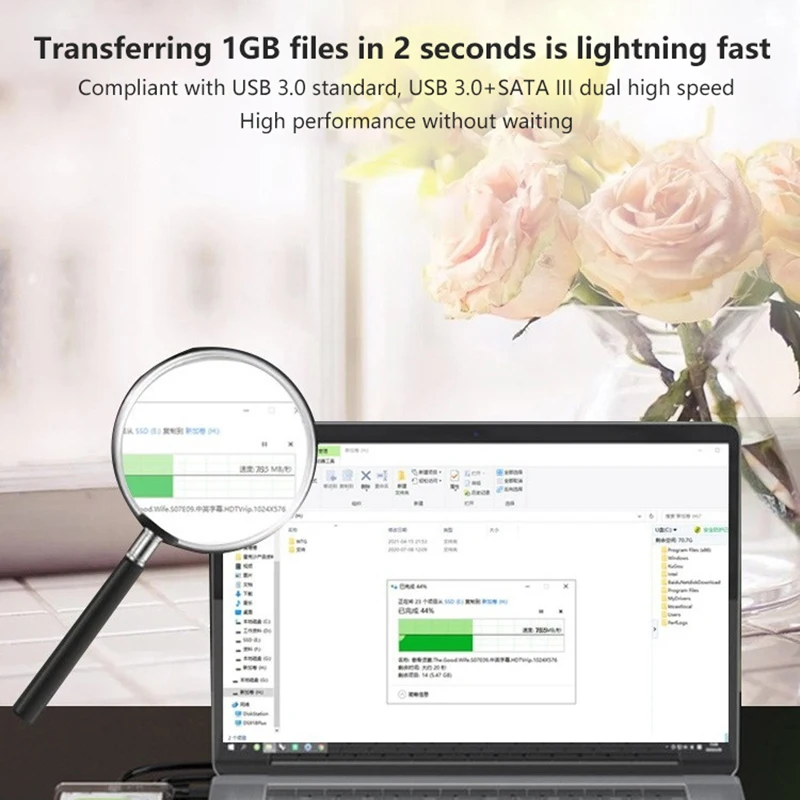 صندوق قرص صلب شفاف ، محرك صلب ميكانيكي الحالة الصلبة ، نقل بيانات ، بسيط ، عمل ، مناسب ، USB3.0 ،