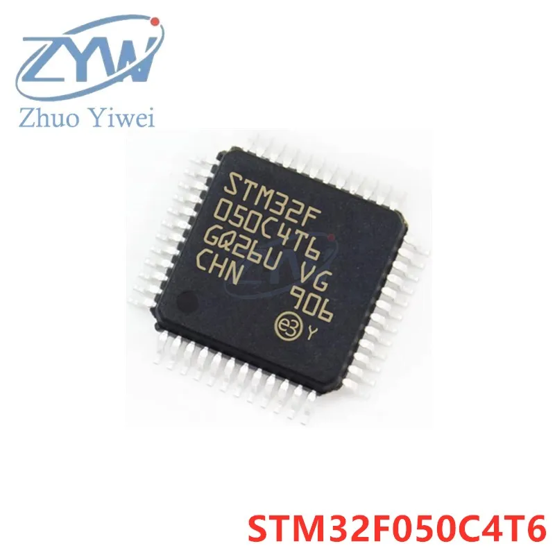 Chip de MCU Cortex-M0, STM32F050C4T6, LQFP-48, STM32F, STM32F050, STM32F0C4T, 48MHz, 16KB, BRAÇO, novo, original