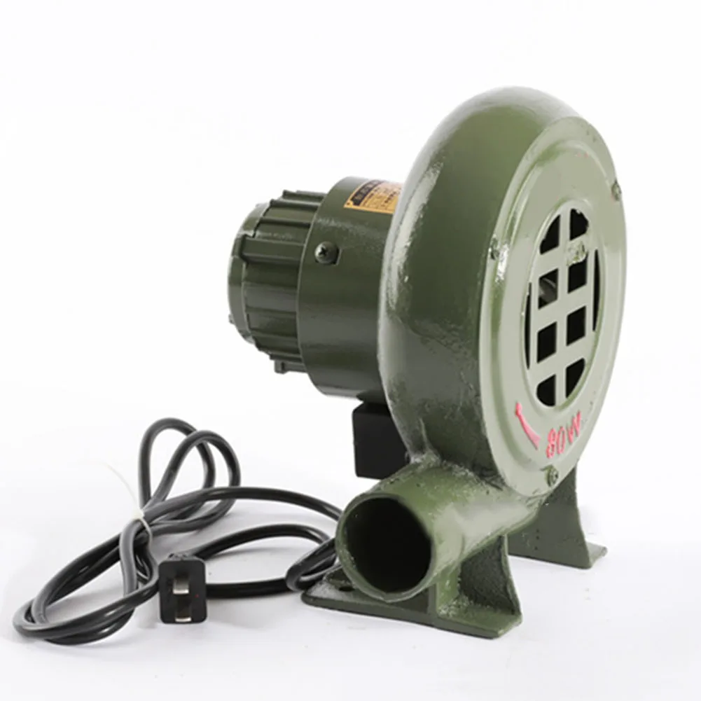 Green Electric Centrifugal Blower 40W To 730W For Household BBQ Barbecue Fire Starting Air Tool Accessories Motor Fan