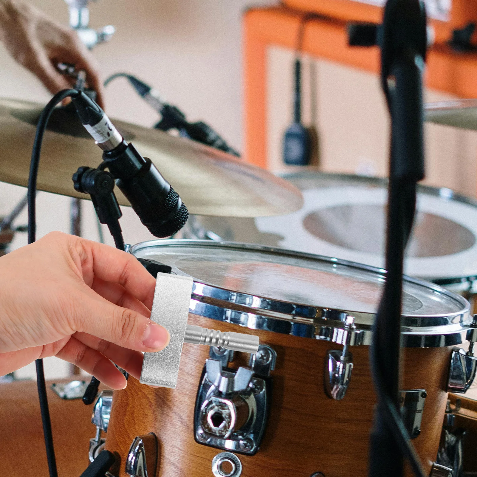 Universal Drum Tuning Wrench T-Shaped Tool for All Drummers Comfortable Grip Wear Resistant Materials Precise Adjustments