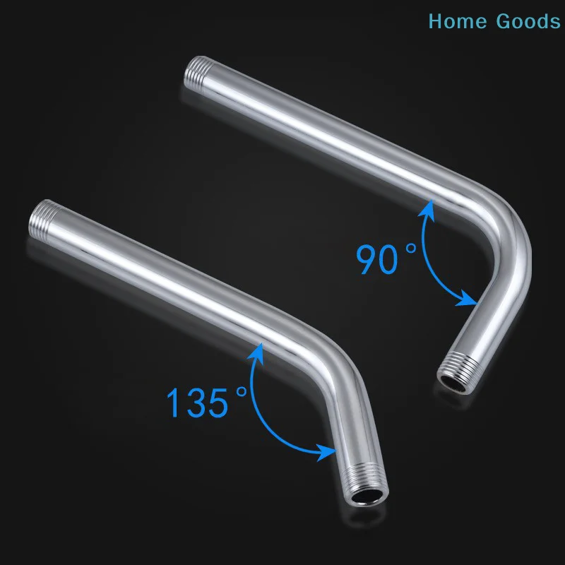 preferred1PC Wall Shower Arm Rust Proof Shower Head Extension Pipe Stainless Steel Arm Bracket Bathroom Home Accessoriesproduct