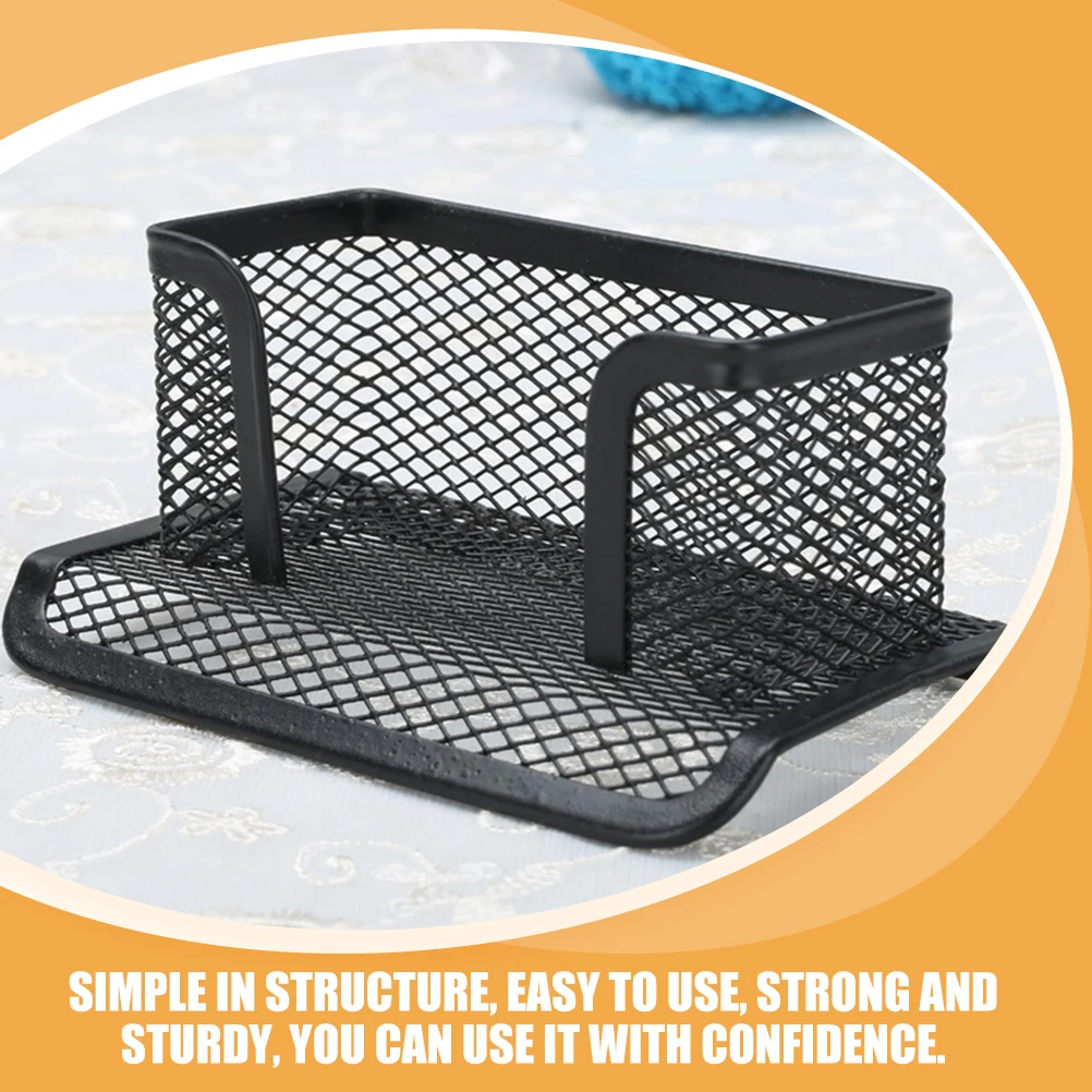 

Professional Iron Business Card Holder Metal Organizer Stand for Office Desk Use Vertical Business Card Holder