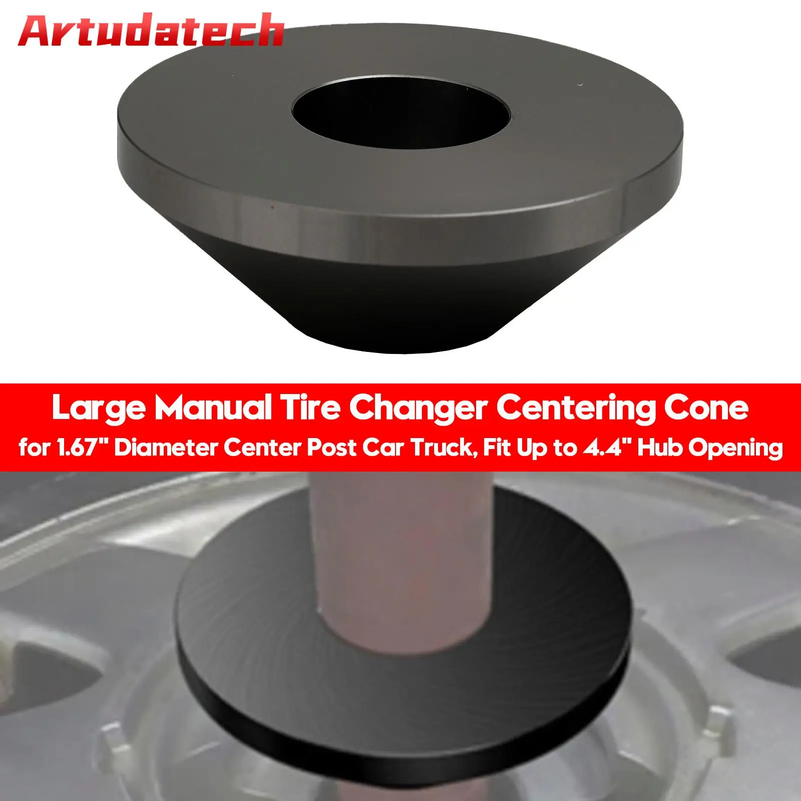 Artudatech Large Manual Tire Changer Centering Cone for 1.67