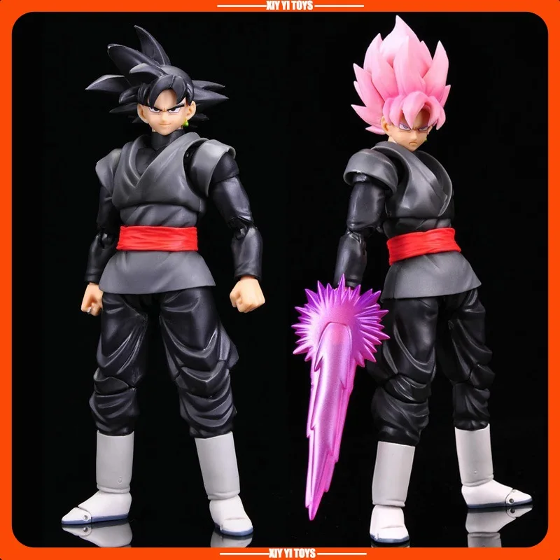 

Фигурка Dragon Ball: Гоку Блэк Сайян Замасу Роз, 14 см, подвижная, аниме-модель, статуэтка, украшение для рабочего стола, подарок