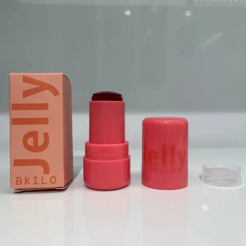 Brilho labial gelatinoso de leite, Blush facial, hidratante, batom sombreado, matiz bochecha, Lipgloss duradouro, paleta de maquiagem original