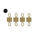 4pcs Khaki