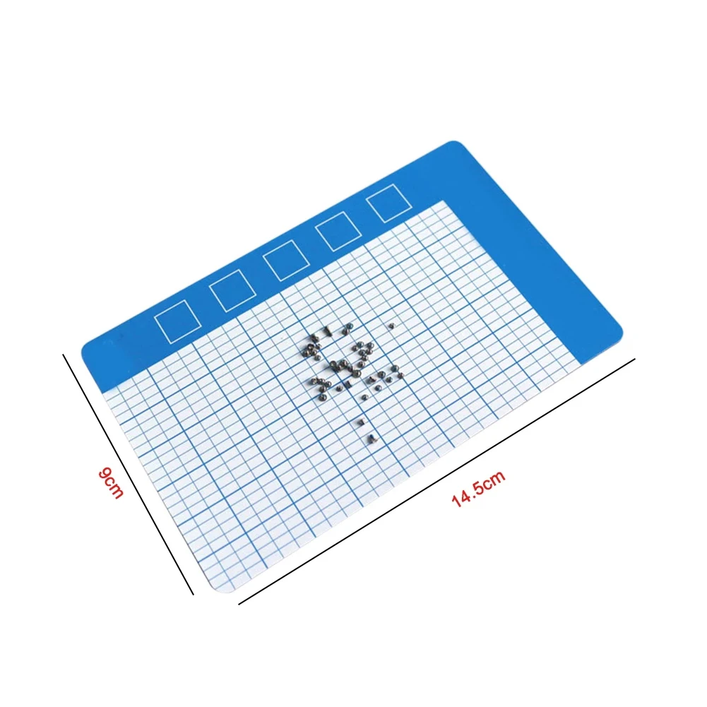 Magnetic Screw Memory Mat Mini Chart Work Pad For Little Small Screws Holds Repair Tools 145 X 90mm Hand Tool Set