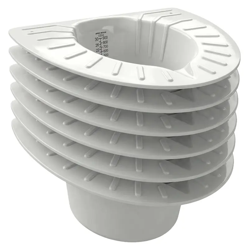 ABIT For Urine And Stool Collection Hats For Toilet- 30 Oz(900 ML), 6-Count Graduated Specimen Pans, Fits Most For Toilets