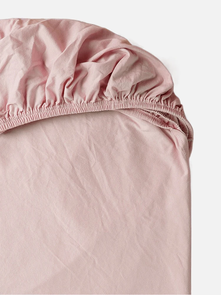 130*70cm Solid Color Baby Fitted Sheets Cotton Crib Mattress Children\'s Bed Cover For Newborn Bassinet Cradle Sheet Beding