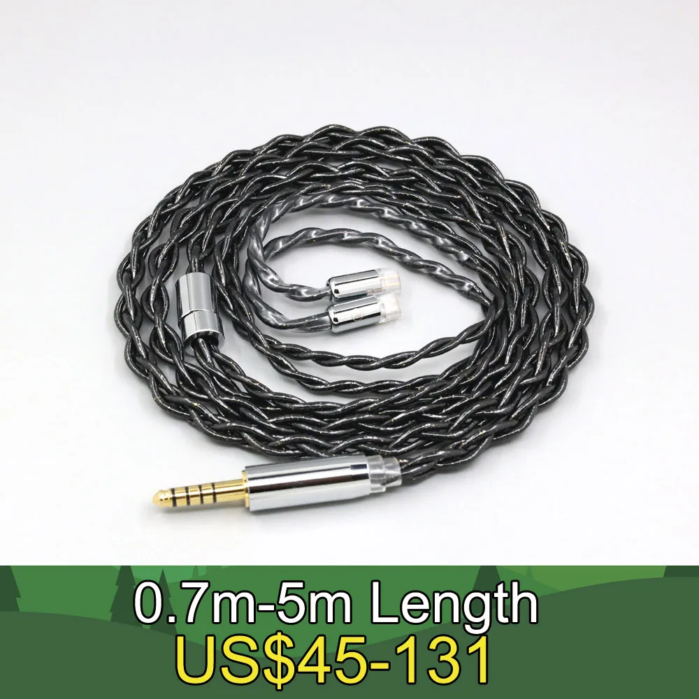 

99% Pure Silver Palladium Graphene Floating Gold Cable For 0.78mm 2pin BA W4r UM3X UM3RC JH13 High Step LN008337