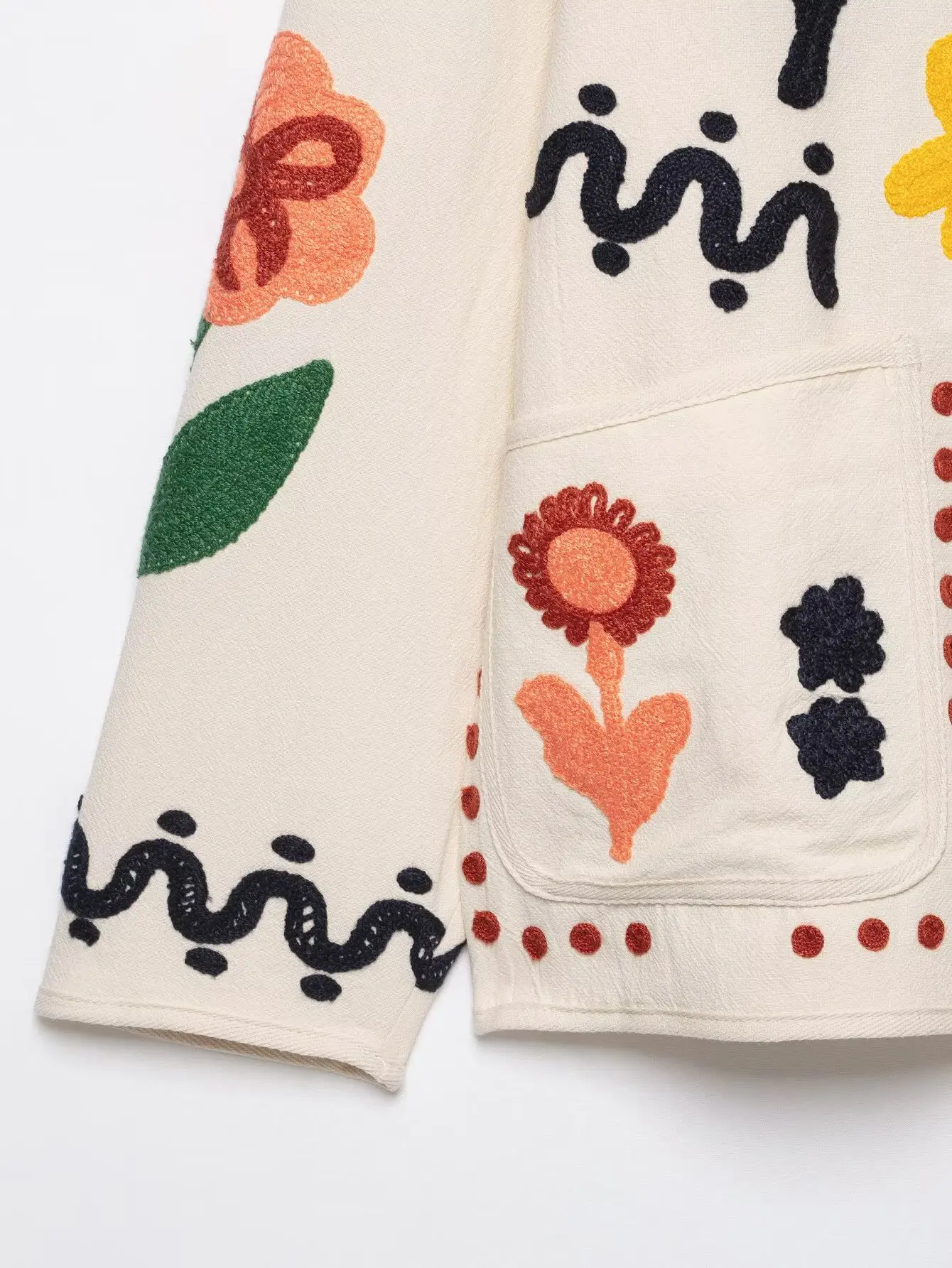 KONDALA Vintage Mode 2026 Elegante Damenjacke mit Blumenstickerei Lässige Moderne Schicke Damen-Streetwear Herbst Mujer Oberbekleidung – Detail 20