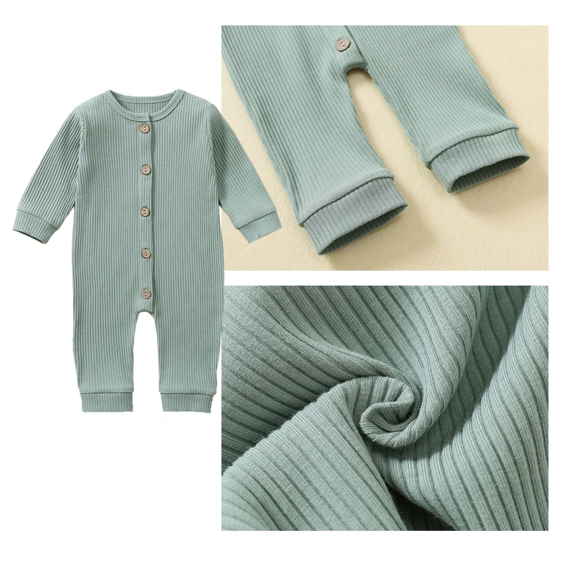 2 pcs Soft Jumpsuits Newborn Baby Rompers Sleepsuits INS Jumpers One-pieces Sleepers Autumn Spring Growings Roupa De Bebe Grows