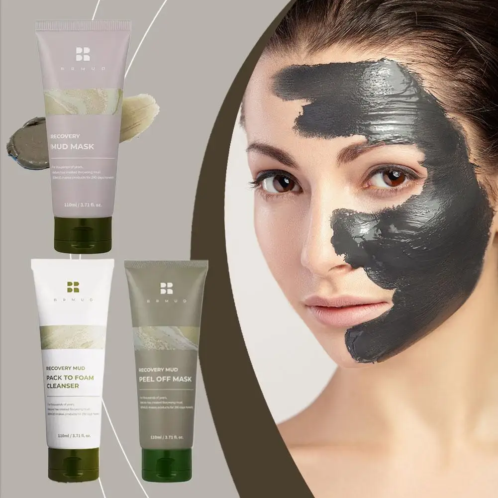 Recovery Mud Mask Cleansing Mud Mask Effective Acne Removal Oil Control Shrink Pores Face Cleanser Remove Dark Spots Skin Care