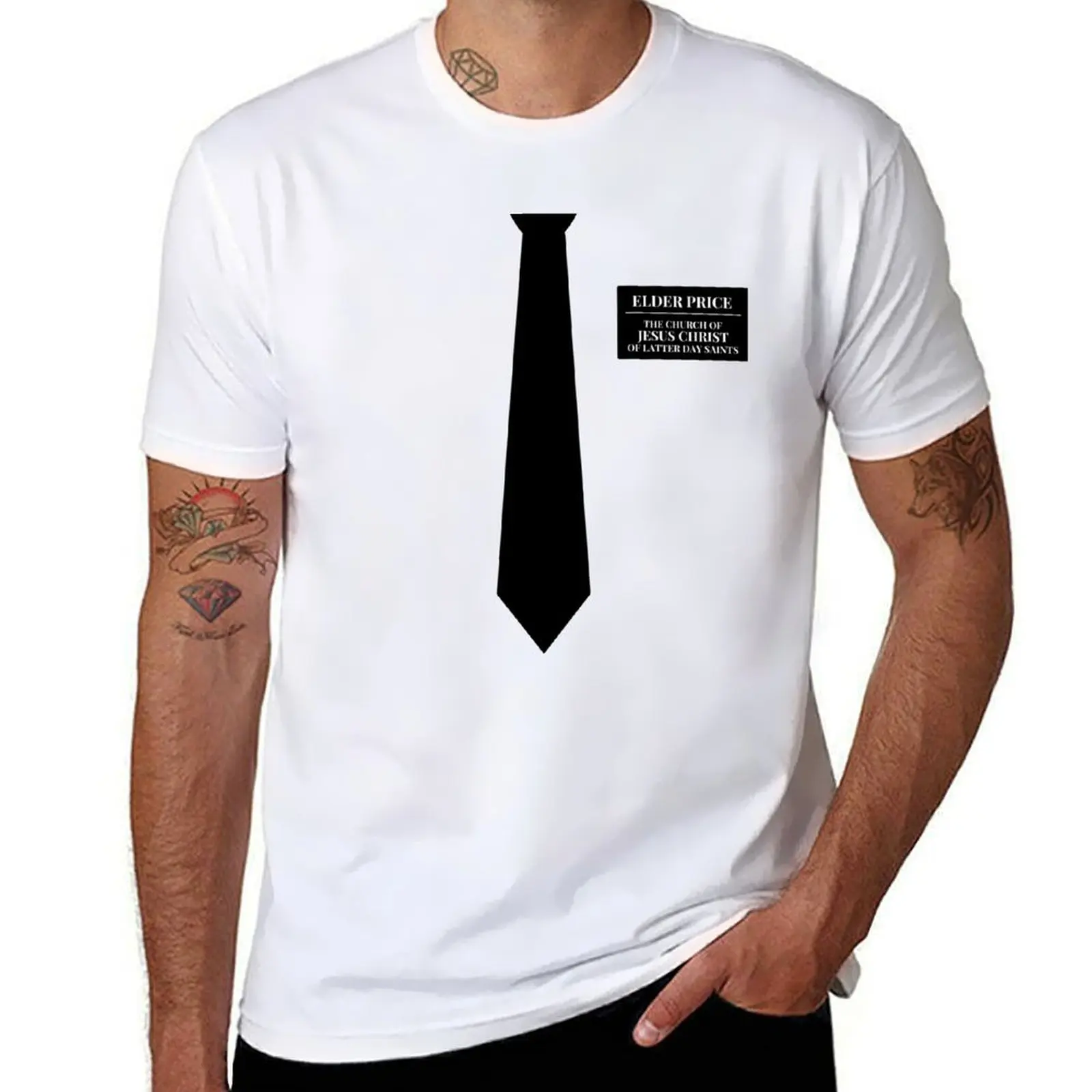 

Elder Price Shirt Book of Mormon on Broadway T-Shirt men t shirt cotton 100% t shirt man casual T-Shirt