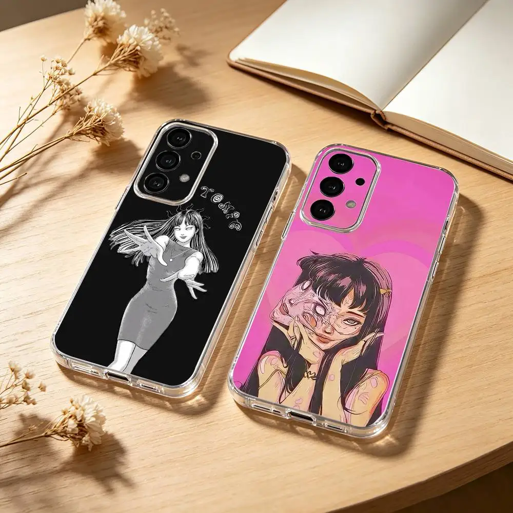 Comics T-Tomie J-Junji I-Ito phone Case For Samsung S25,24,21,22,23,30,Ultra,20,Plus,Fe,Lite,Note Transparent Cover