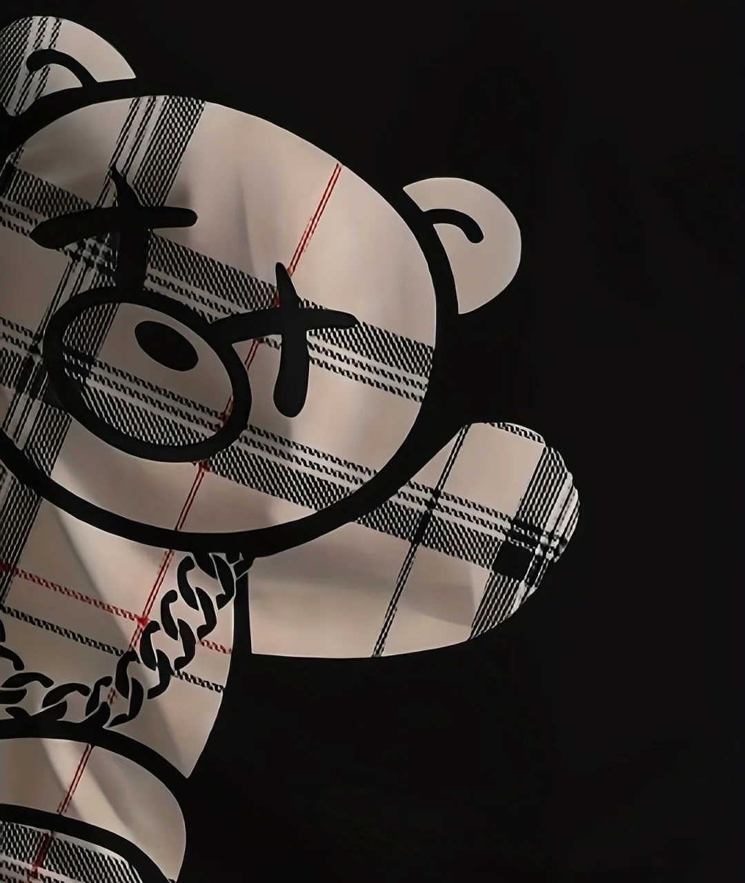 Lightweight And Comfortable New Summer Style For Men, Men's Suits, Casual Bear 3D Printed Checked Shorts