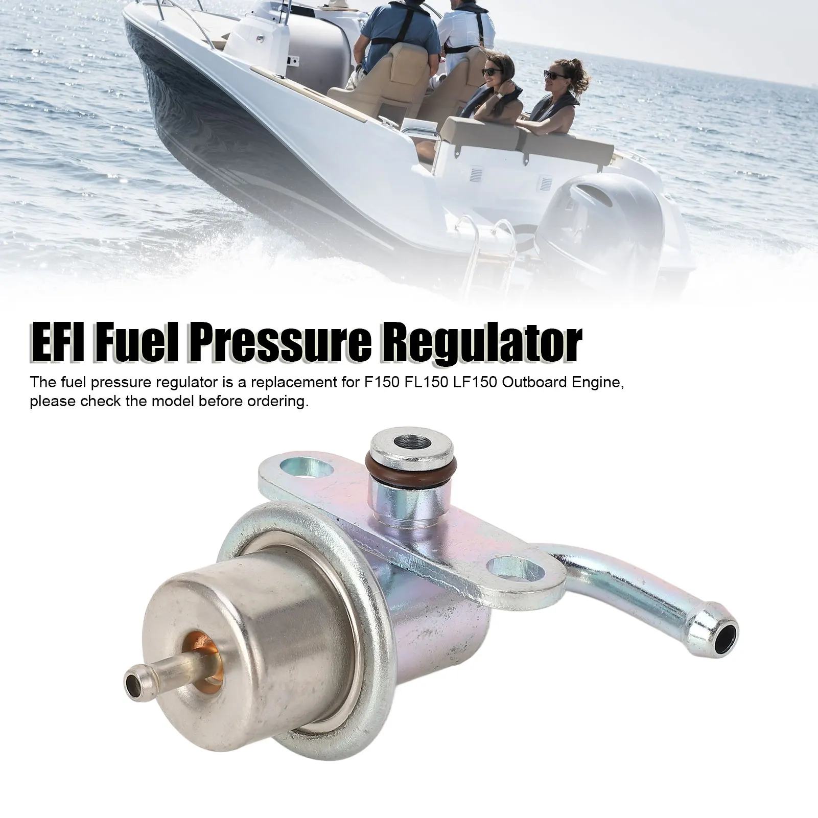 EFI Fuel Pressure Regulator 63P 13906 00 Engine Injection Pressure Regulator For F150 FL150 LF150 Outboard Engine