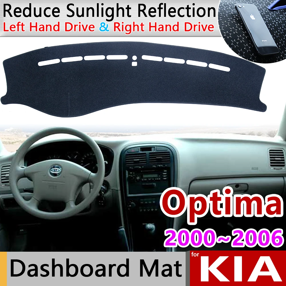 for KIA Optima MS 2000 2001 2002 2003 2004 2005 2006 Anti-Slip Mat Dashboard Cover Pad Sunshade Dashmat Carpet Car Accessories