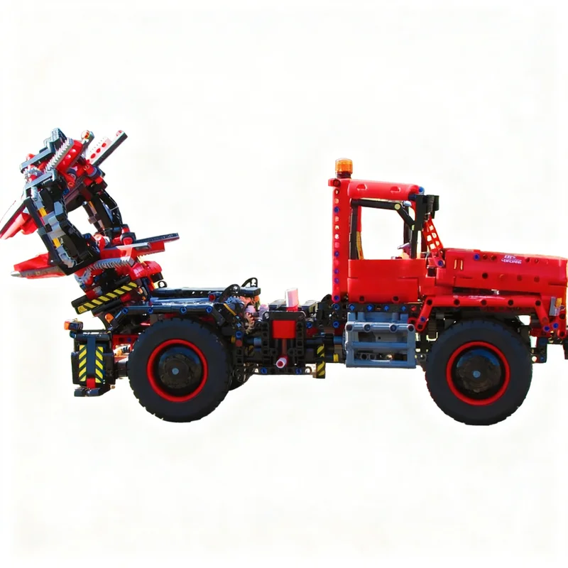 2302pcs MOC Tree Transplanting Machine Model Building Blocks Toys Construction Christmas Gifts DIY Brick Education Idea Kids