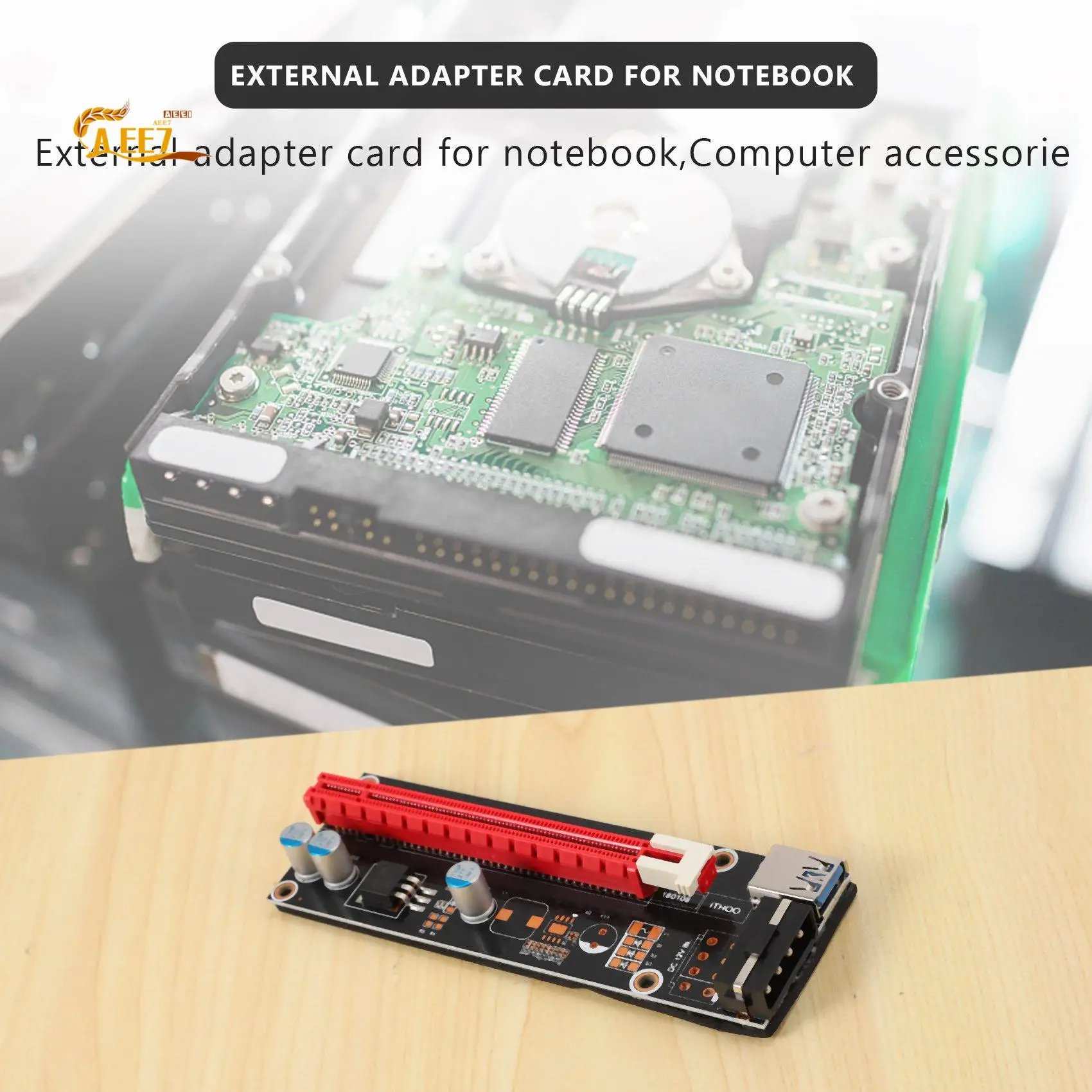 

AEE7-Mini Pcie To PCI Express 16X Riser Для ноутбука Карта внешнего изображения EXP GDC BTC Antminer Miner Mpcie To PCI-E Slot Mining Car