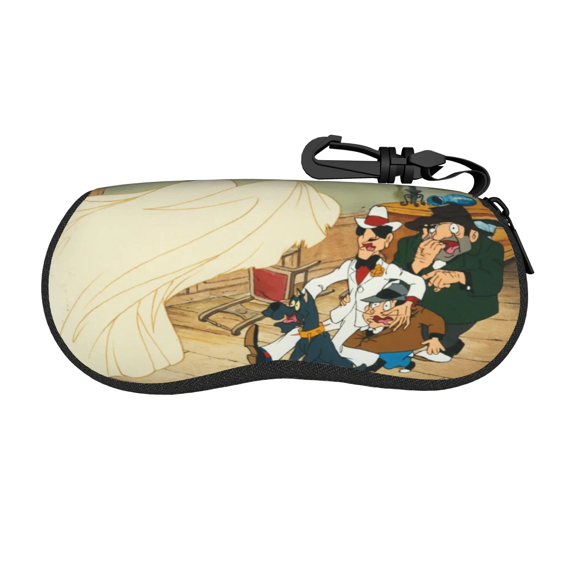 Los Trotamúsicos cartoon Glasses Case Gifts For Women Men  Zipper  Sunglasses Box Gift Eye Contacts Case