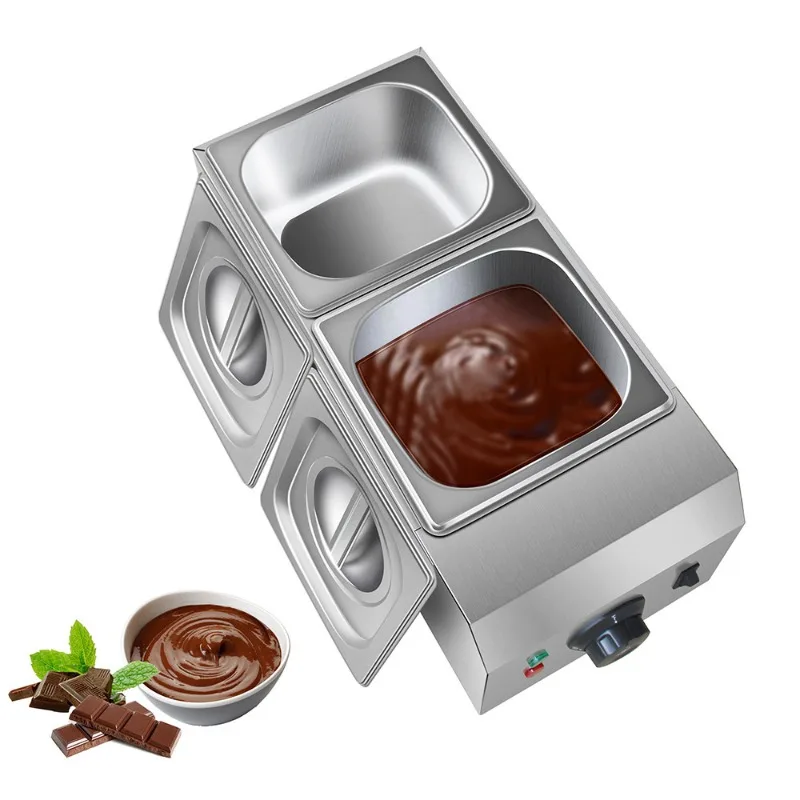 220V Household Small Chocolate Melting Furnace Multi-Functional Stainless Steel Household Constant Temperature Chocolate Melting