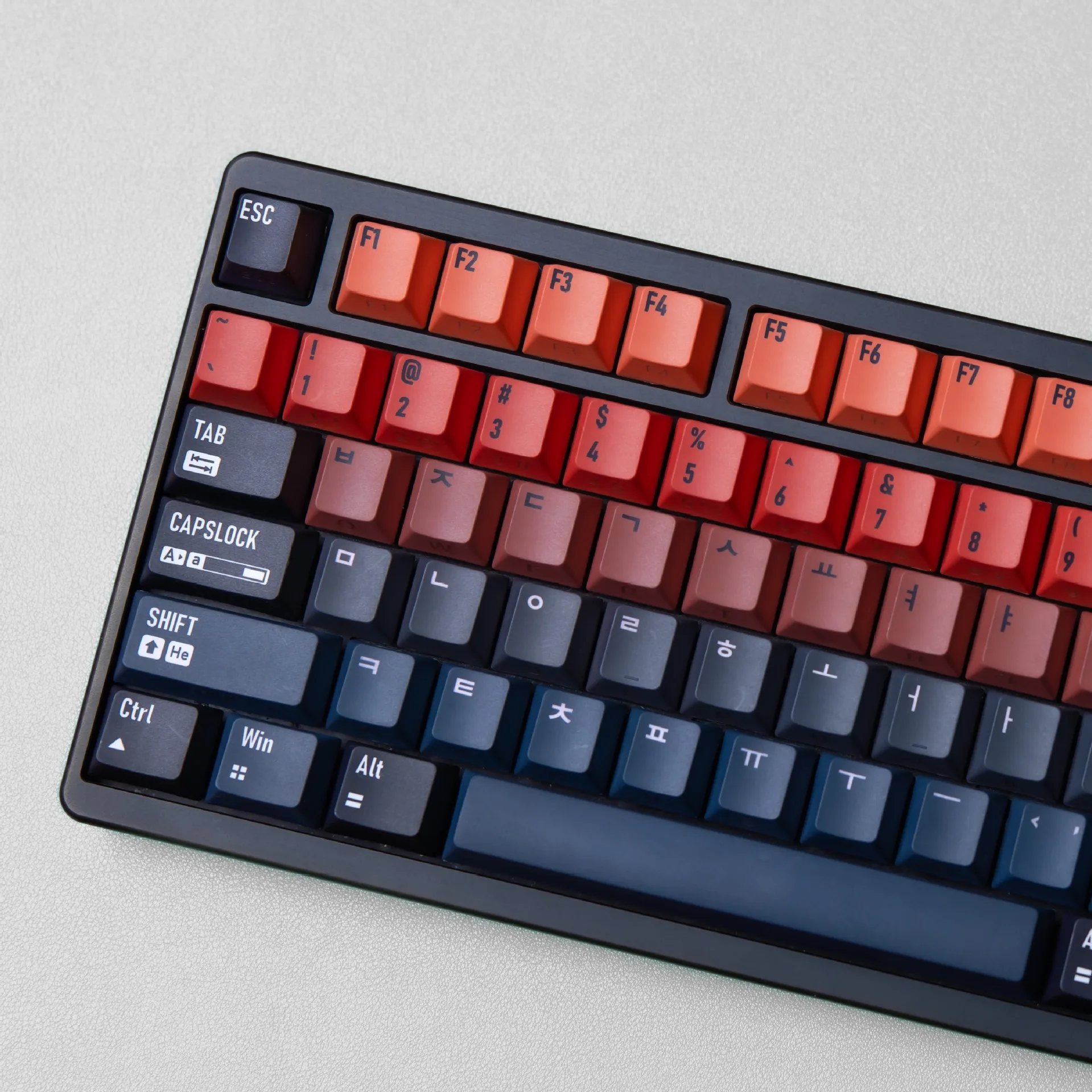 Cherry Profile PBT Mechanical Keyboard Keycaps Korean Spanish French German Russian Japanese Keycap Side Printed Key Caps ISO