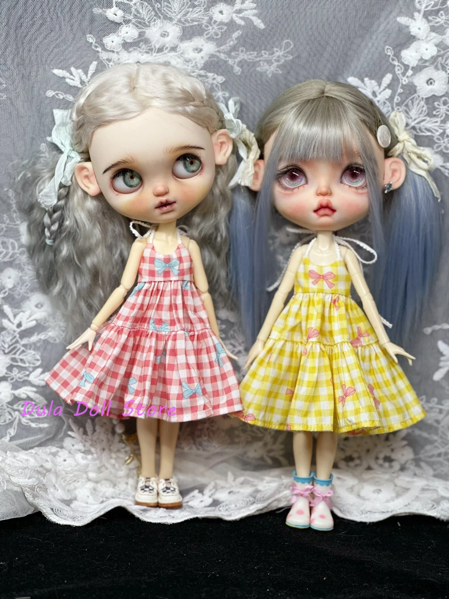 Dula Doll Clothes Dress Summer colorful sundresses Blythe ob24 ob22 Azone Licca ICY JerryB 1/6 Bjd Doll Accessories