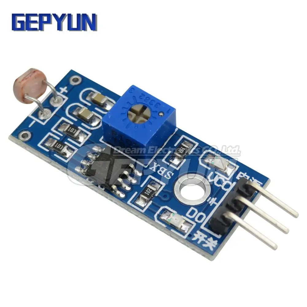 Picture 5: Photosensitive sensor module light module detects photosensitive photosensitive resistor module for arduino