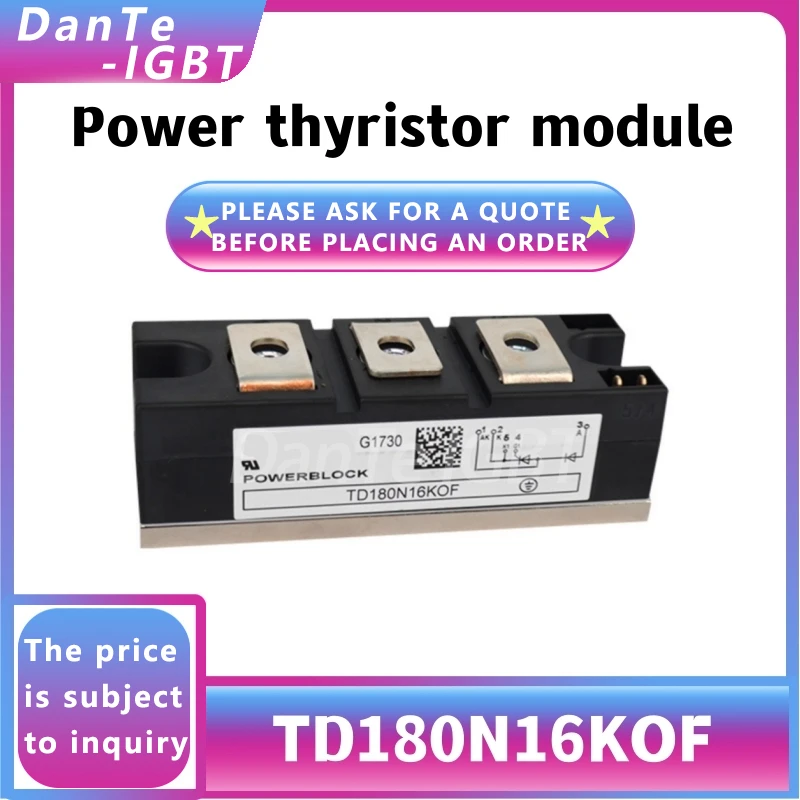 TD180N16KOF new module thyristor TD180N16 DC thyristor voltage regulator original spot