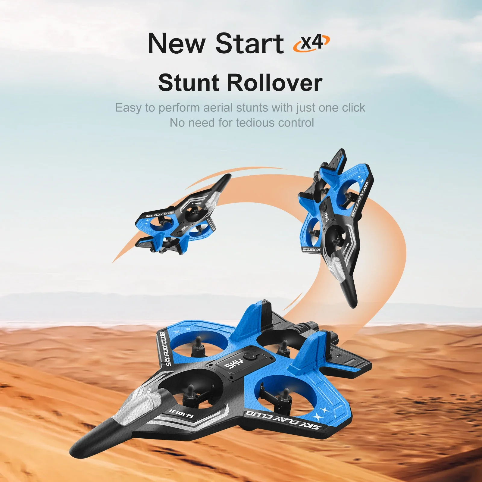 طائرة إسفنجية يتم التحكم فيها عن بعد 2.4G، طائرة مقاتلة مقاومة للسقوط والصدمات، طائرة بدون طيار ذات ارتفاع ثابت #5