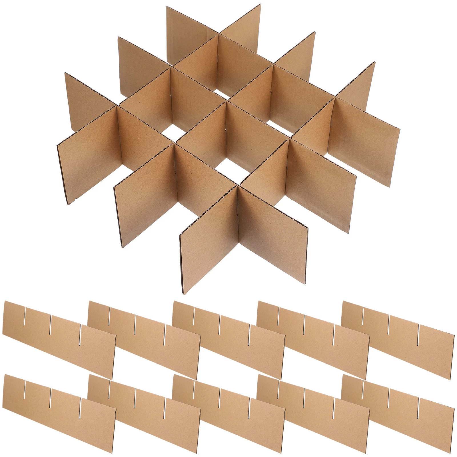 Cube Shipping Carton Dividers Baby Boxes Cardboard for Dish Separators Packing Paper Wrapping Organizer