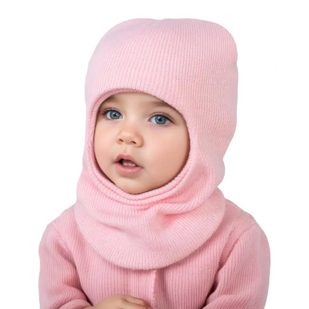 Children Warm Winter Cap Winter Headwear for Toddlers Cozy Winter Hat Scarf Set for Kids Knitted Ear Cap with for 1 8