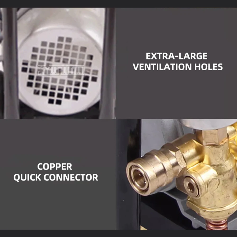 1300W High Pressure Cleaning Machine All Copper Self-Primming Car Wash Pump with Water Gun - Powerful Car Washing Machine - Image 6